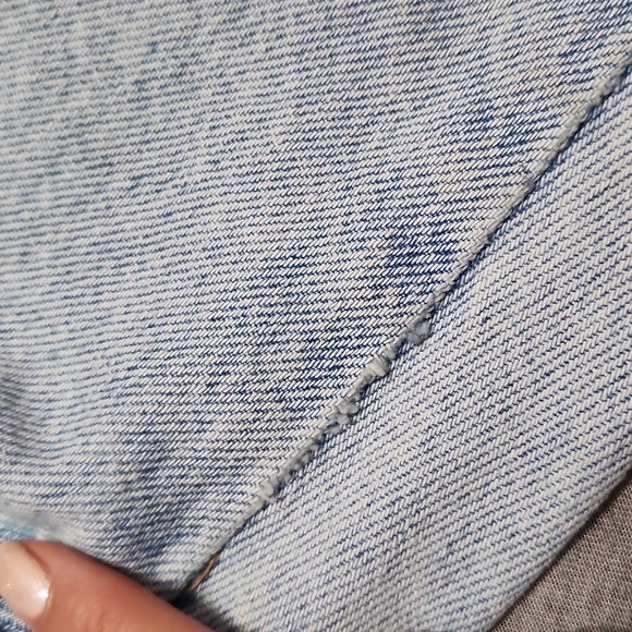 Vintage Brittania Light Wash Denim High Rise Tapered Leg Baggy "Mom" Jeans - Picture 17 of 17